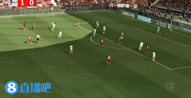 半场-勒沃库森2-0奥格斯堡 希克抽射破门布恩迪亚建功