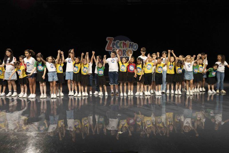 在博洛尼亚博洛尼亚，看中意孩子用歌声交朋友