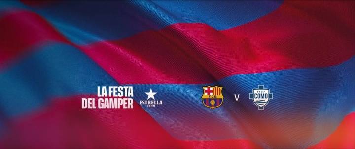 巴萨官方：甘伯杯将对阵科莫科莫，比赛在约翰-克鲁伊夫球场举行