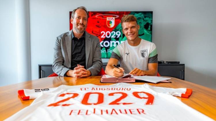 官方：奥格斯堡签下埃弗斯堡27岁中场费尔豪尔奥格斯堡，双方签四年合同