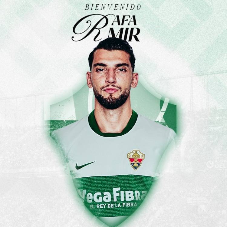 官方：塞维利亚28岁前锋拉法-米尔租借加盟埃尔切塞维利亚，含买断选项