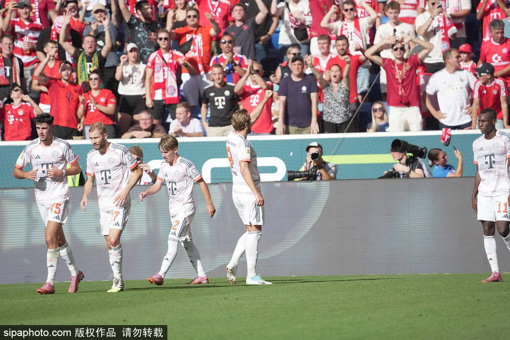 德甲-凯恩戴帽格纳布里破门 拜仁4-1霍芬海姆豪取4连胜