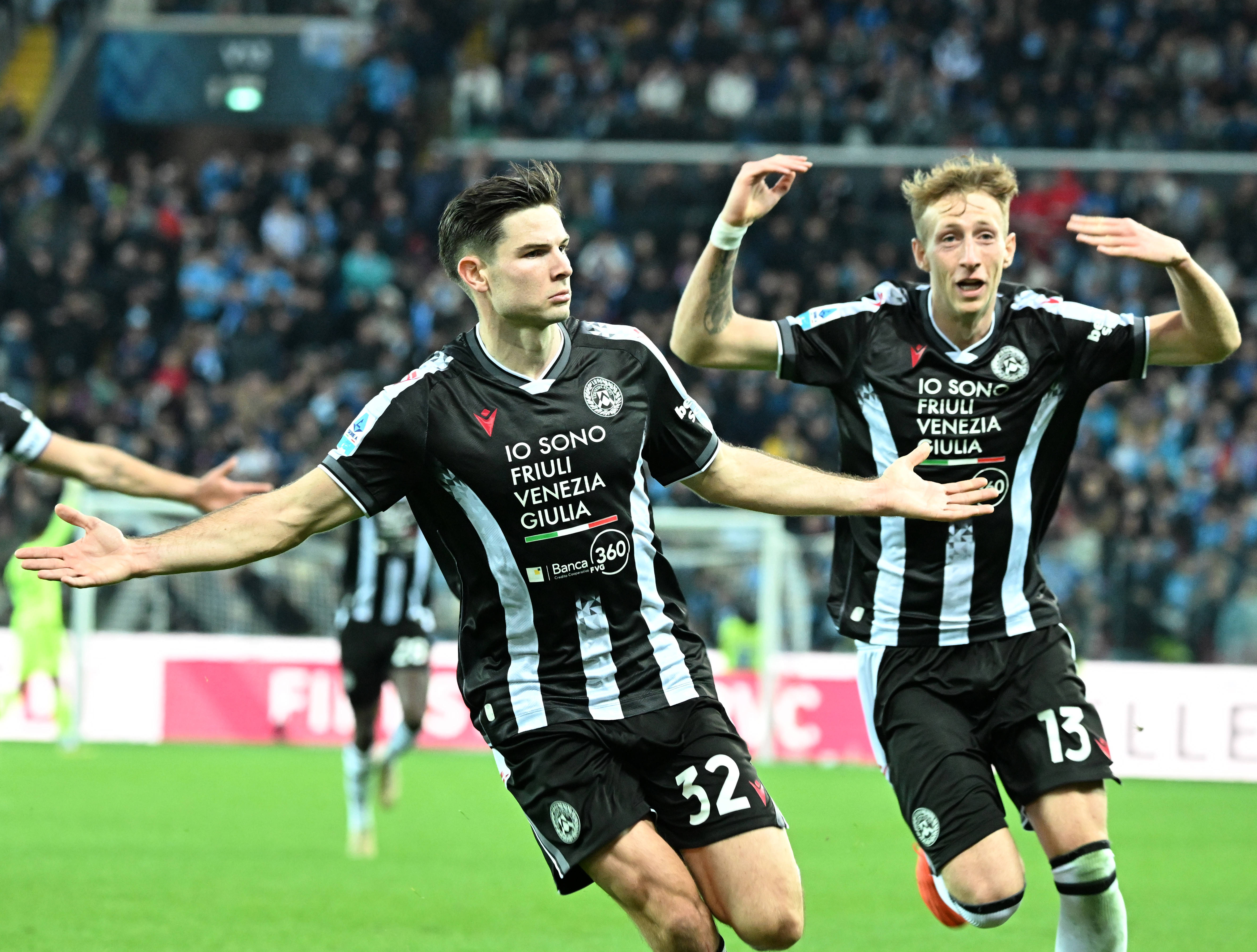 （体育）足球——意甲：那不勒斯不敌乌迪内斯